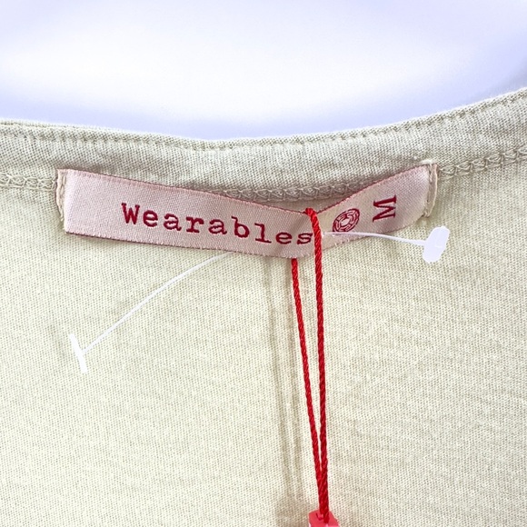 XCVI Wearables Lazzaro Tank Top Womens Size M Yellow Green Asymmetric Hem NWT - Picture 5 of 10